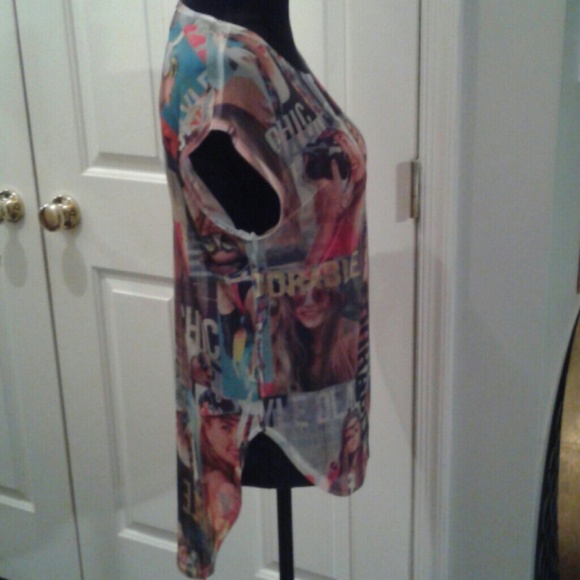 Cleo Sheer Tank shirt - Picture 3 of 4